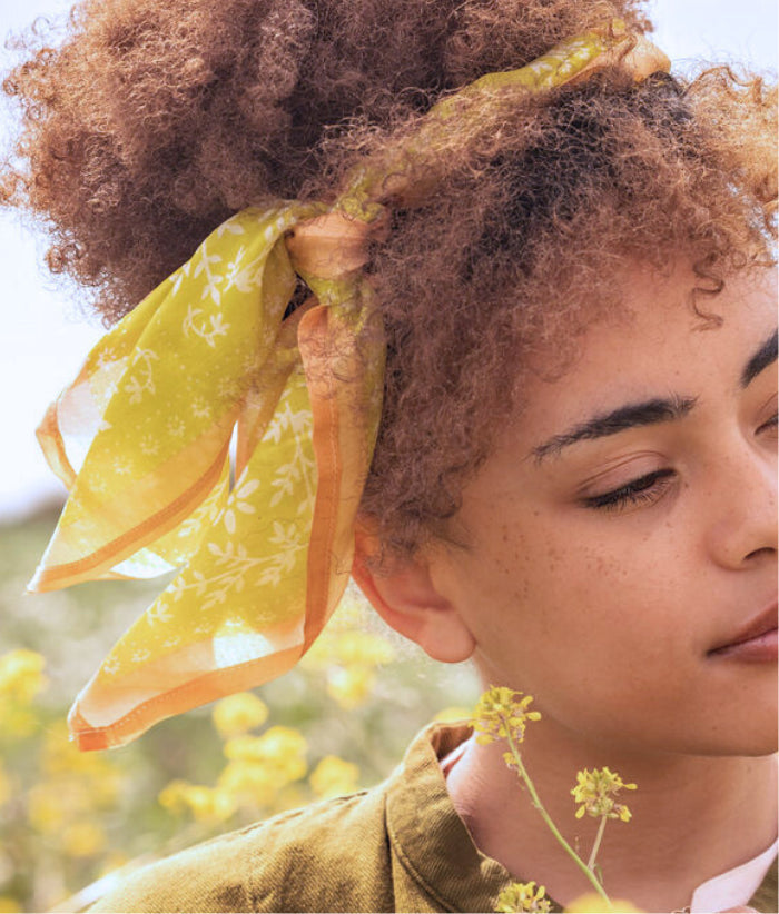 Foulard en soie - Karma Curry