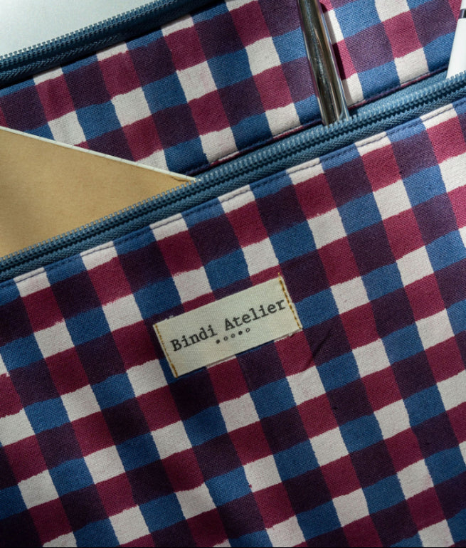Pochette ordinateur 13" Tara Grenat