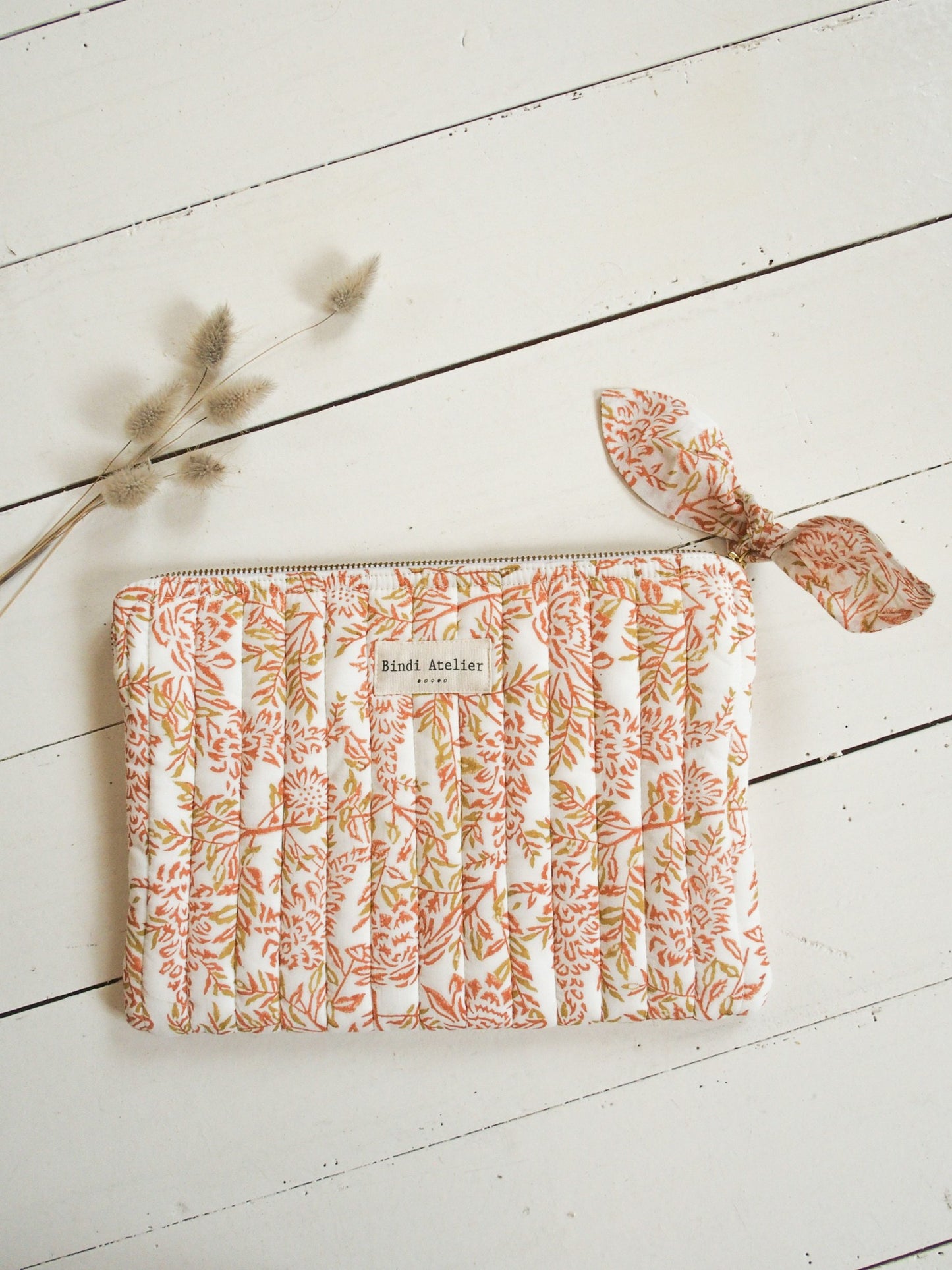 Pochette plate / Ipad - Lilas Corail