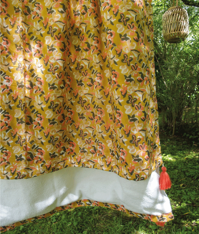 Fouta de plage - Zinnia Marigold