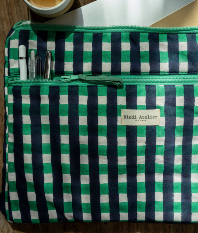 Pochette ordinateur 13" Tara Fougère