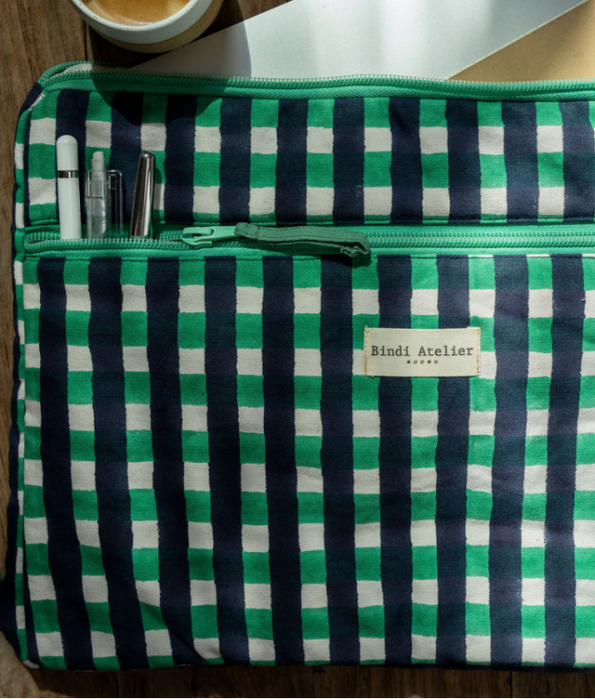 Pochette ordinateur 13" Tara Fougère