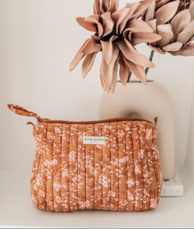 Trousse de toilette Sarika Caramel
