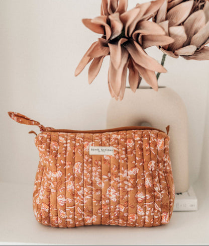Trousse de toilette Sarika Caramel