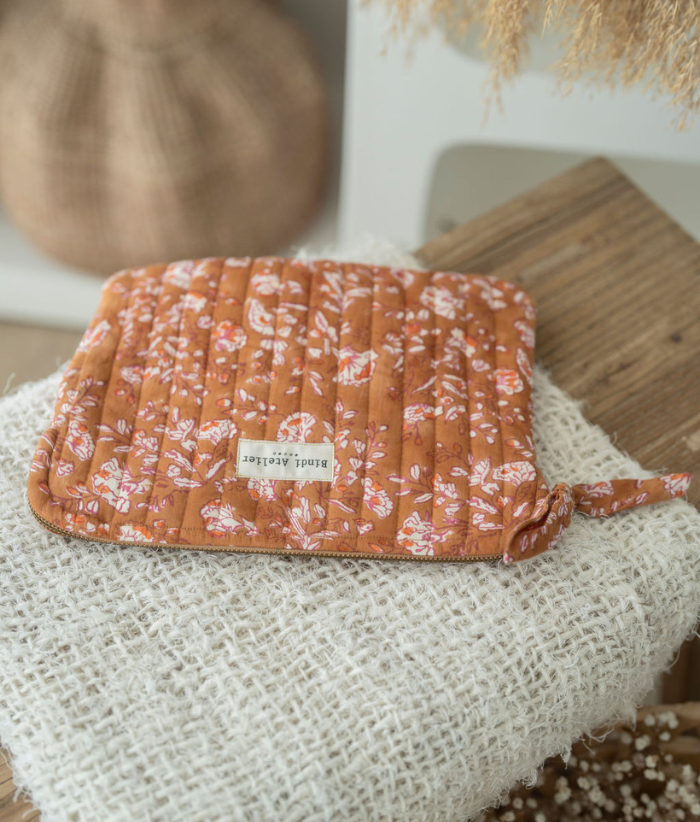 Pochette plate / Ipad - Sarika Caramel