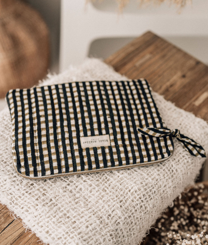 Pochette plate / Ipad - Tara Reglisse
