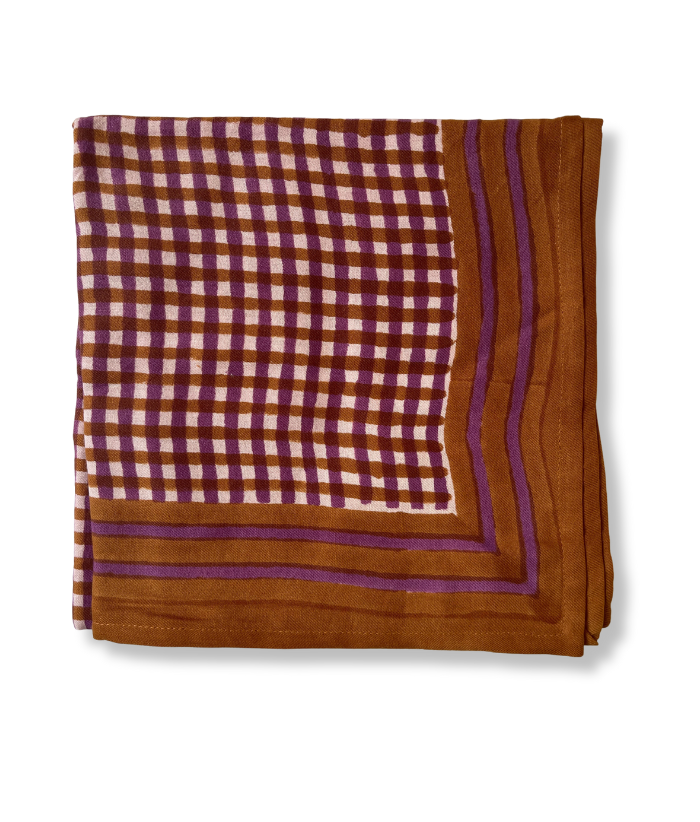 Grand foulard vichy - Tara Havane