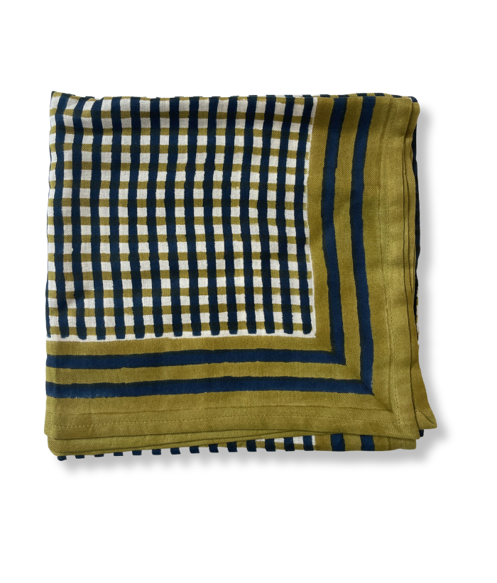 Grand foulard vichy - Tara Verveine