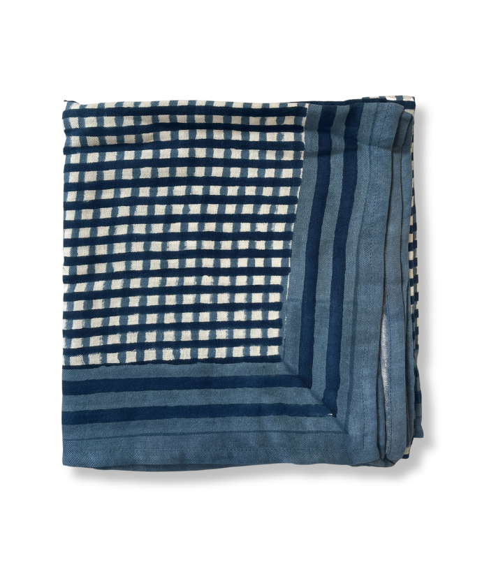 Grand foulard vichy - Tara Brume