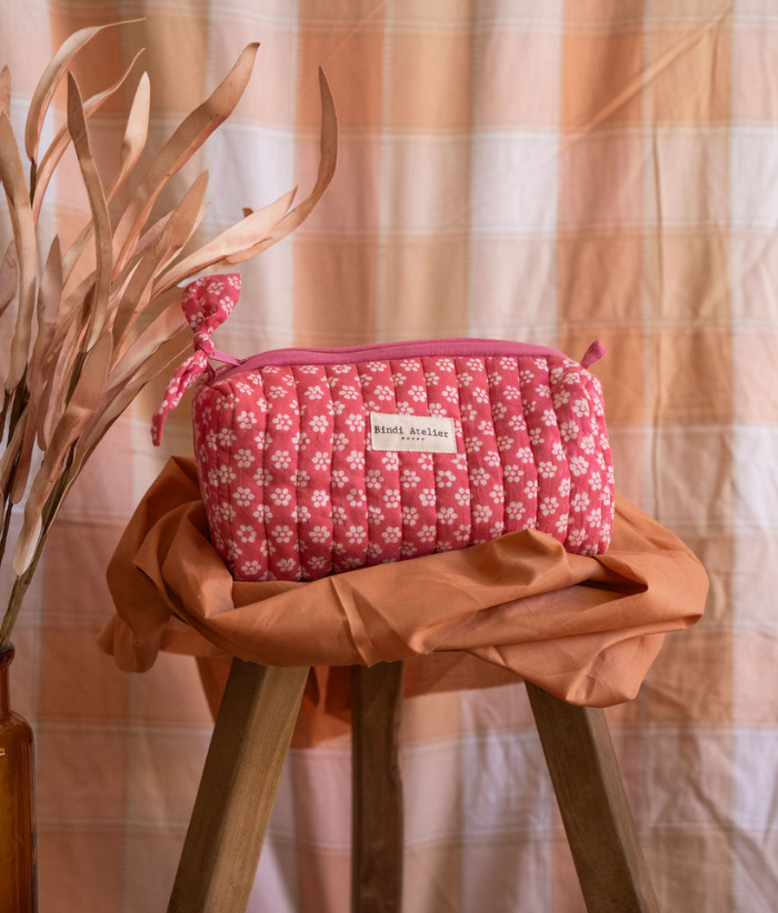 Trousse maquillage - Alma Pink