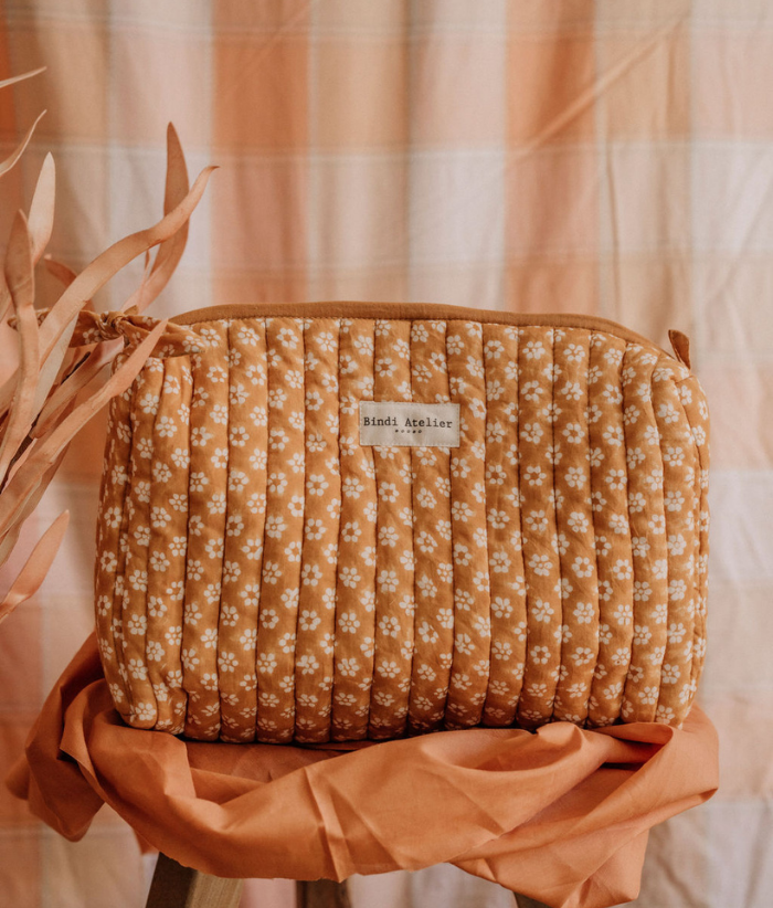 Trousse de toilette - Alma Camel