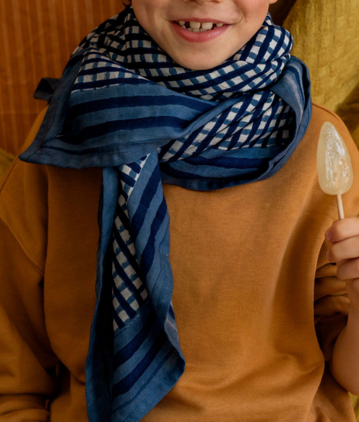 Grand foulard vichy - Tara Brume