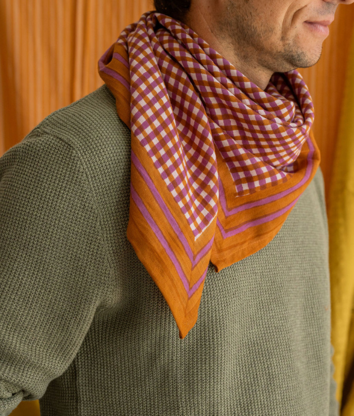 Grand foulard vichy - Tara Havane