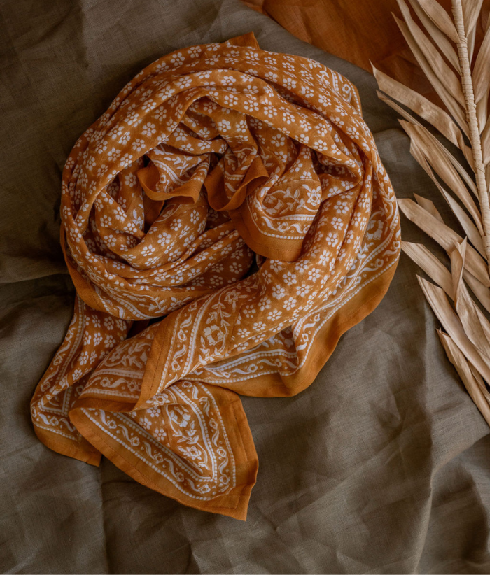 Petit foulard - Alma Camel