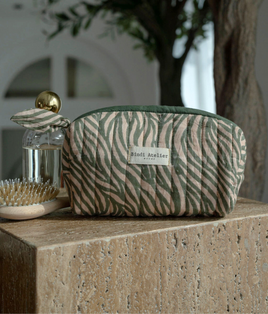 Trousse maquillage - Zebra Khaki