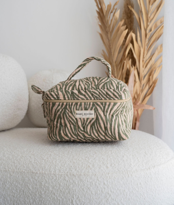 Trousse vanity - Zebra Khaki