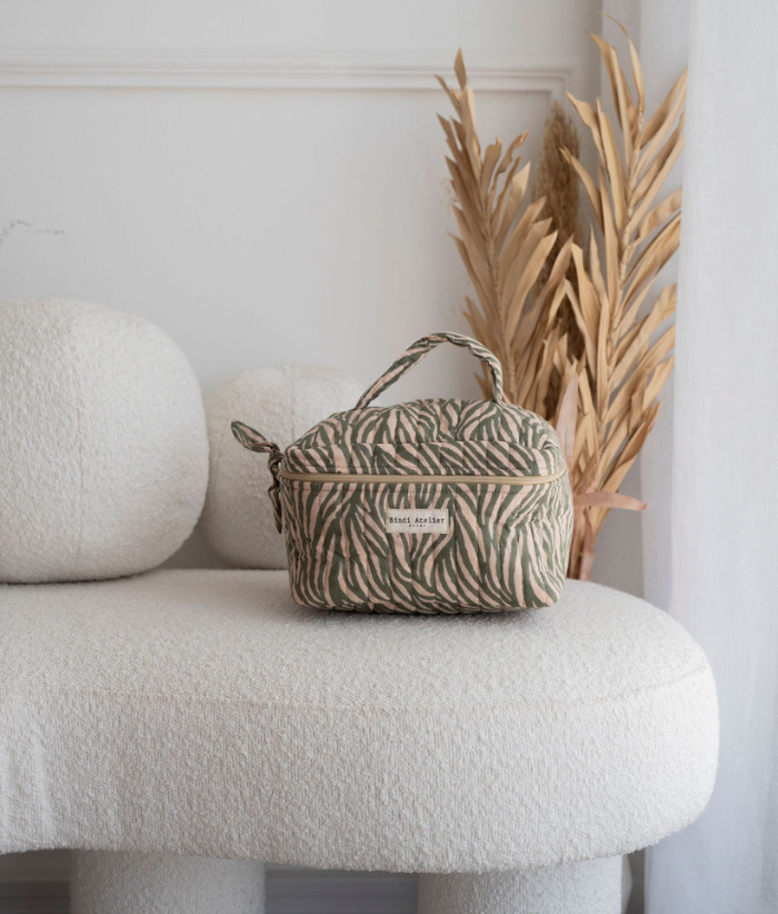 Trousse vanity - Zebra Khaki