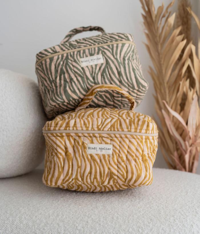 Trousse vanity - Zebra Khaki