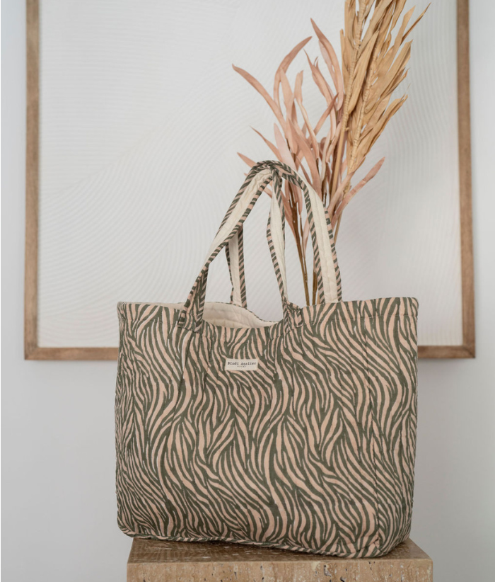 Cabas - Zebra Khaki