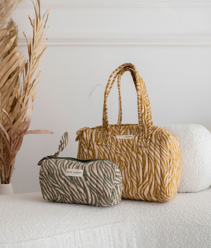 Sac vanity - Zebra Havane