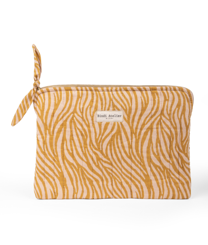 Pochette plate / Ipad - Zebra Havane