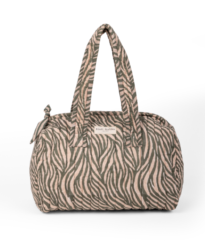 Sac vanity - Zebra Khaki