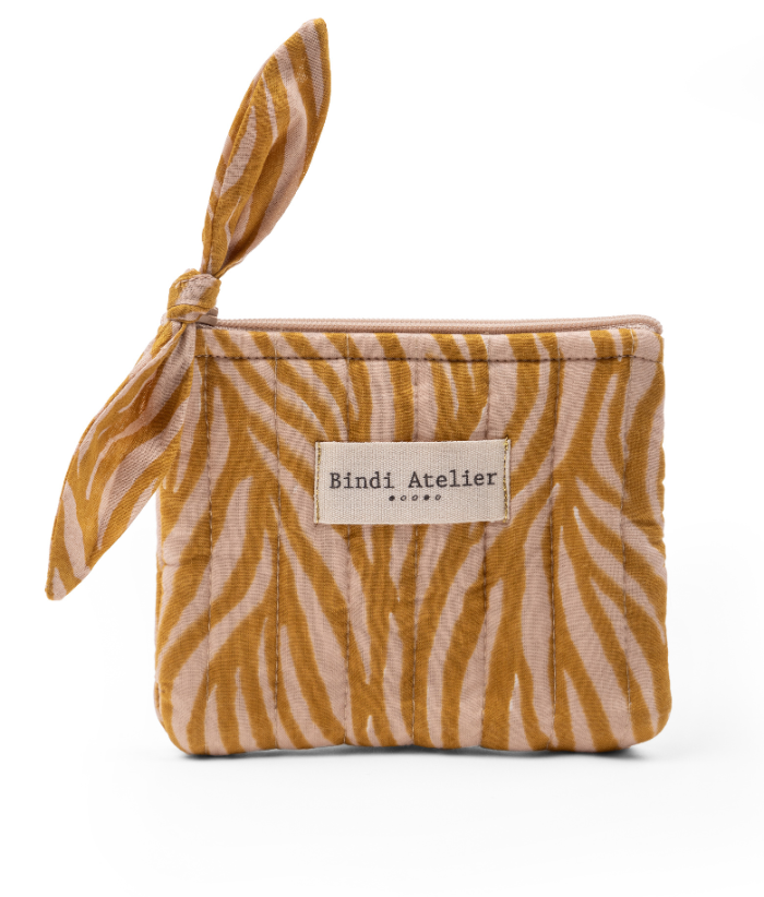 Porte monnaie - Zebra Havane