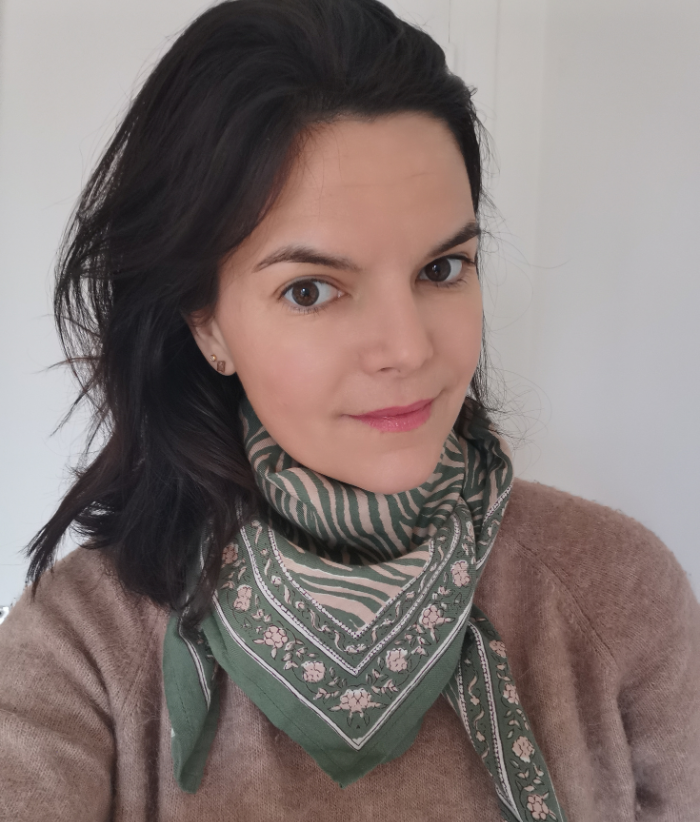 Grand foulard - Zebra Khaki