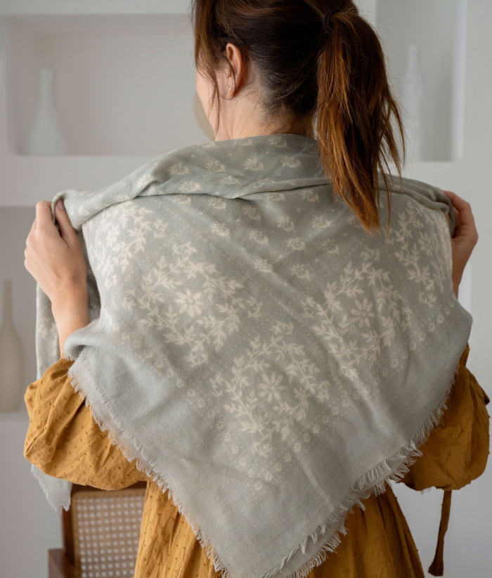 Foulard en laine - Karma Orage