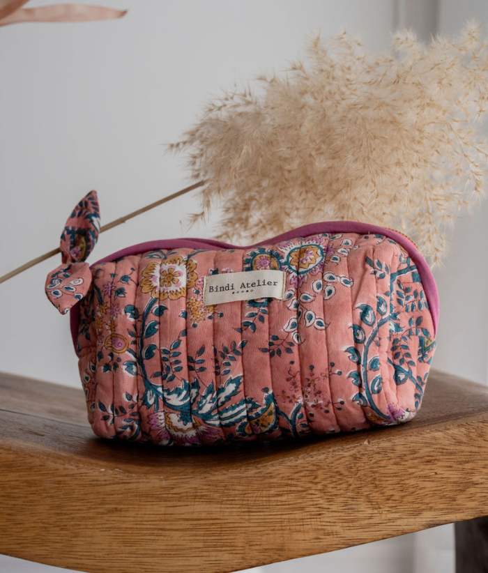Trousse maquillage - Capri Pêche