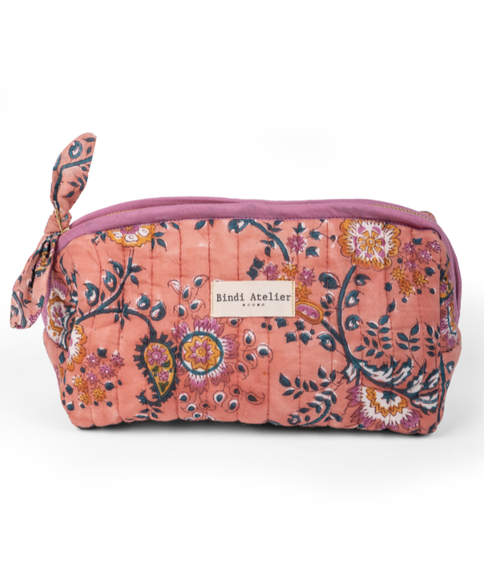 Trousse maquillage - Capri Pêche