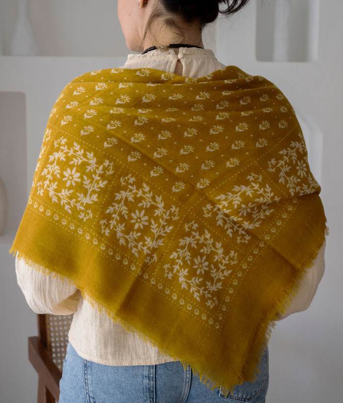 Foulard en laine - Karma Cumin