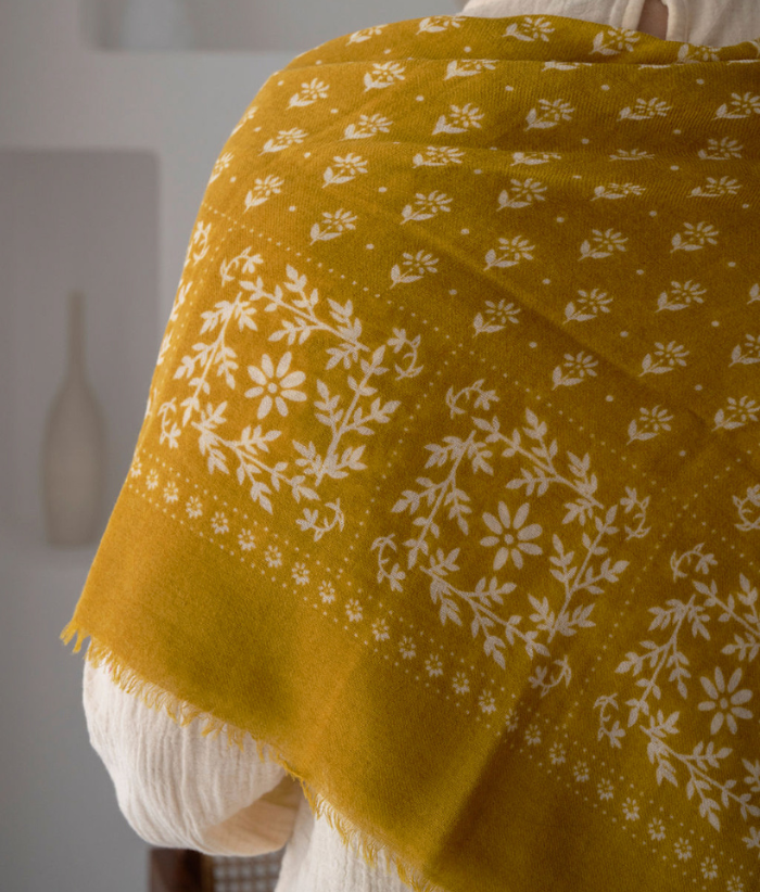 Foulard en laine - Karma Cumin