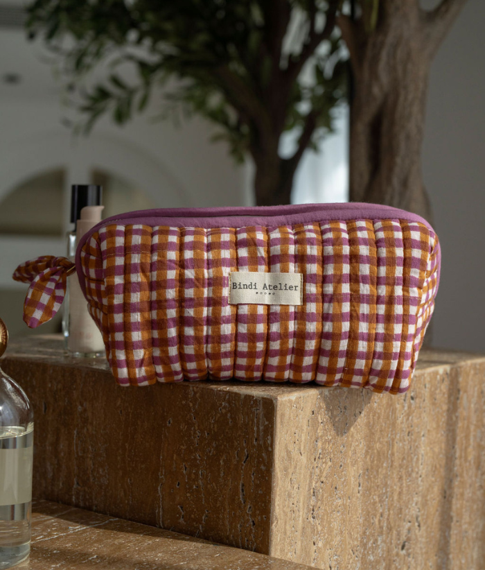 Trousse maquillage - Tara Camel
