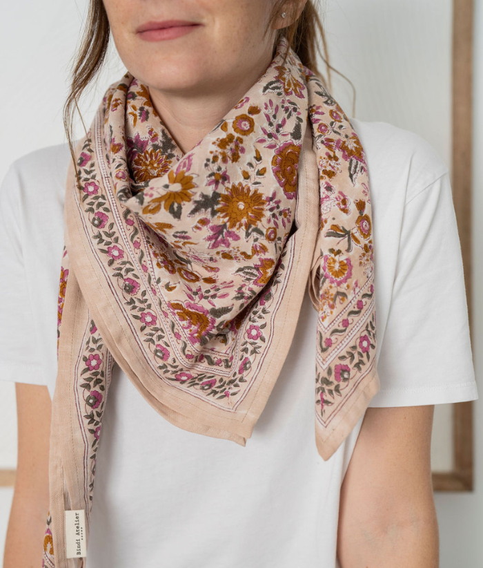 Grand foulard indien - Goa Sorbet