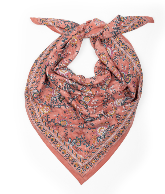 Grand foulard indien - Capri Pêche
