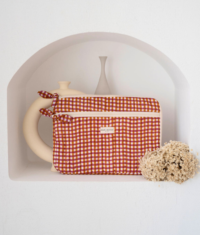 Pochette d'ordinateur - Tara Camel