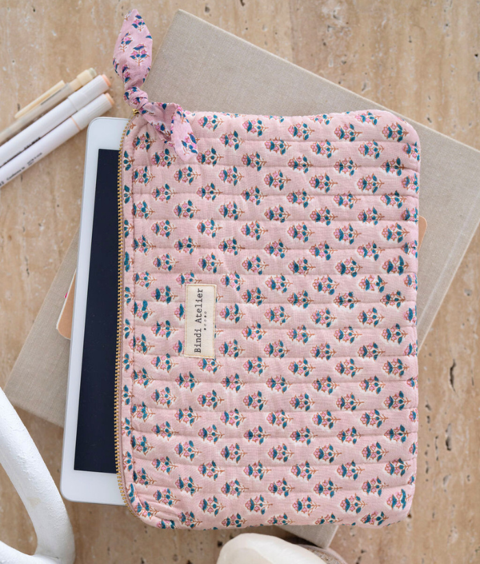 Pochette plate / Ipad - Aarti Lilas