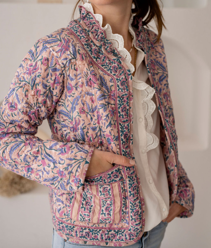 Veste matelassée Luna - Lilas