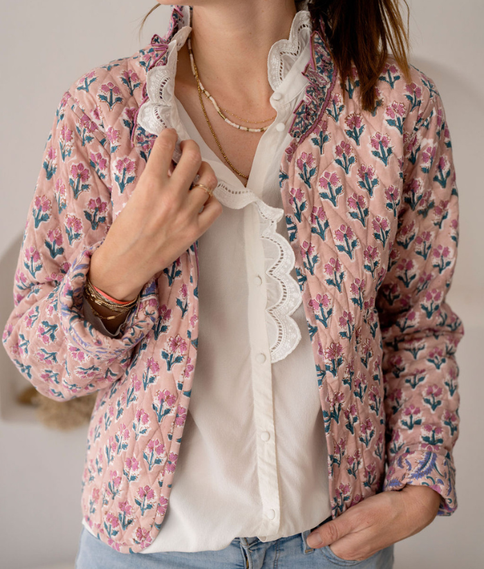 Veste matelassée Luna - Lilas