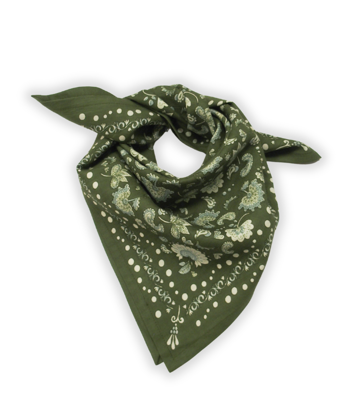 Petit foulard - Amour Khaki