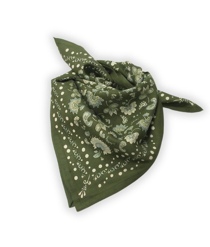 Petit foulard - Amour Khaki