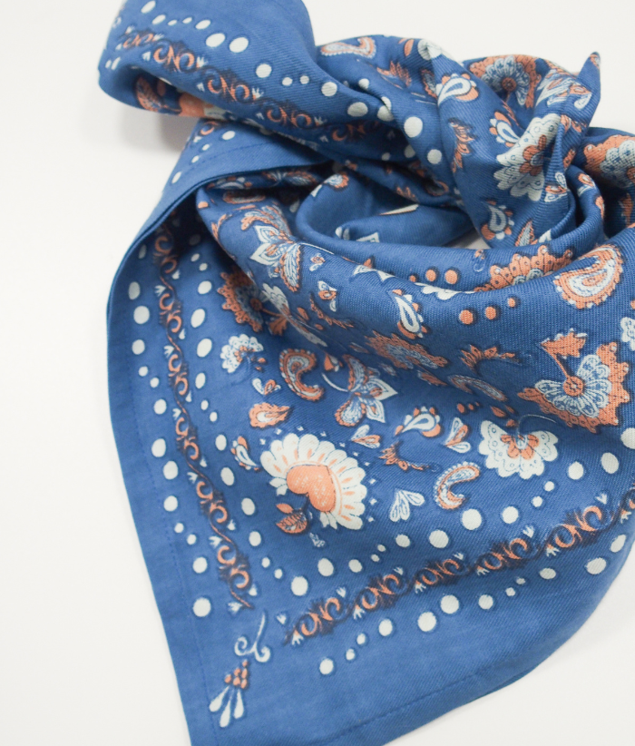Petit foulard - Amour Ciel