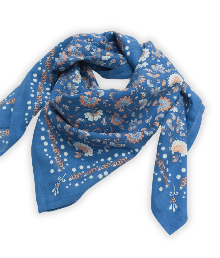 Grand foulard - Amour Ciel