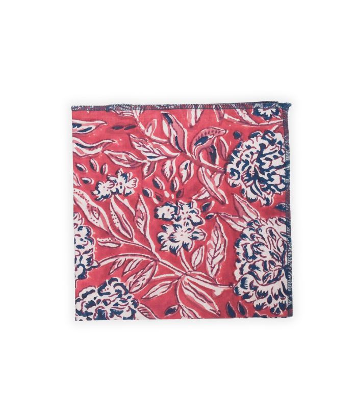 Serviette de table - Bouquet Framboise
