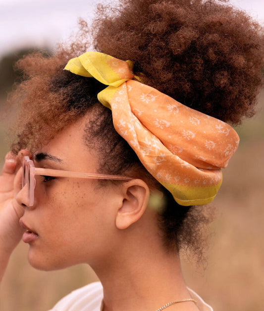 Foulard en soie - Karma Pêche