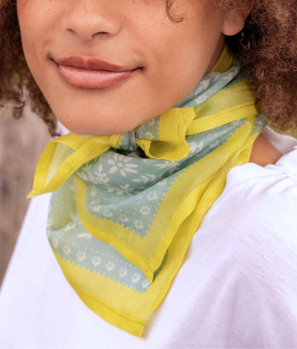 Foulard en soie - Karma Ciel