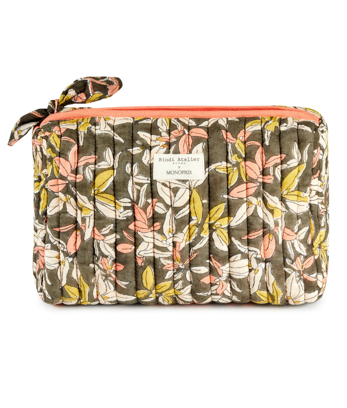 Trousse de toilette Bahia Khaki - Bindi Atelier x Monoprix