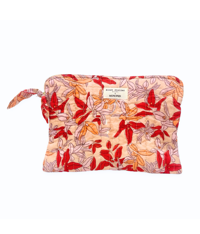 Pochette plate Bahia Blush - Bindi Atelier x Monoprix