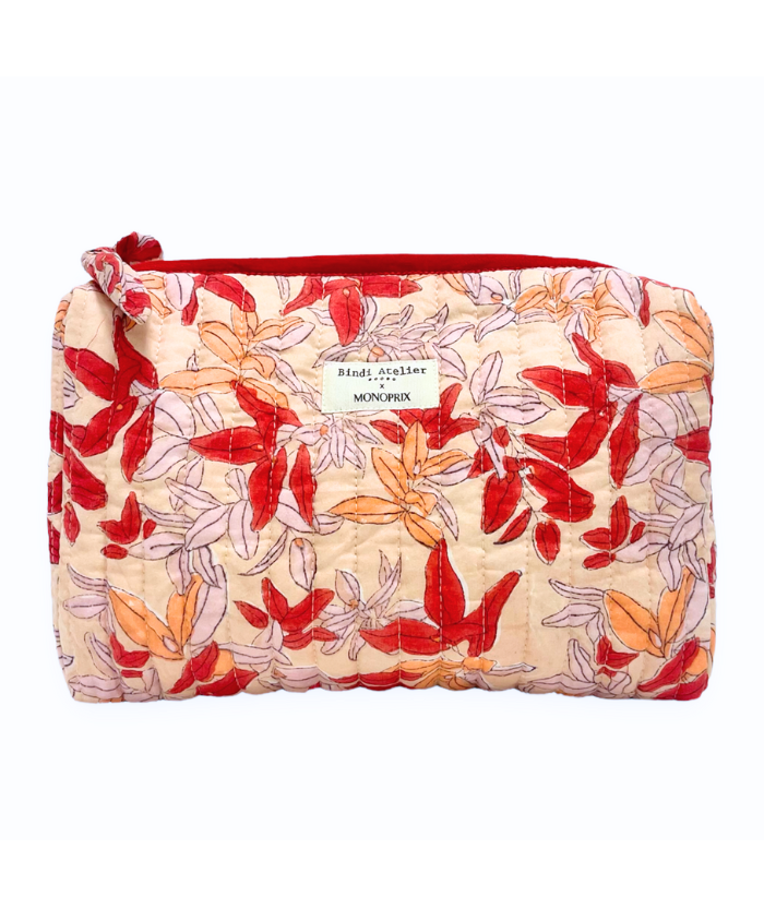 Trousse de toilette Bahia Blush - Bindi Atelier x Monoprix